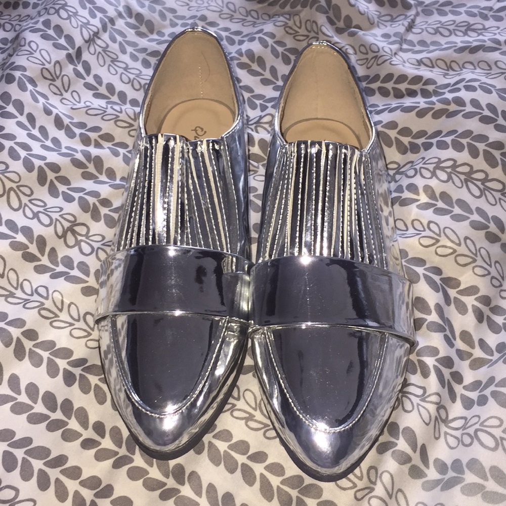 Silver shoes